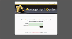 Desktop Screenshot of charityadvantageservers.com